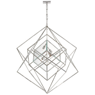 Cubist LED Chandelier in Polished Nickel (268|KW5022PNCG)