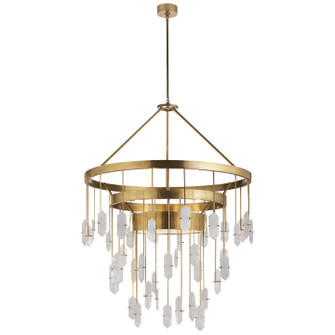 Halcyon Six Light Chandelier in Antique-Burnished Brass (268|KW5012ABQ)