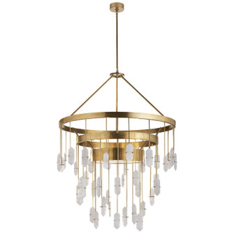 Halcyon Six Light Chandelier in Antique-Burnished Brass (268|KW5012ABQ)