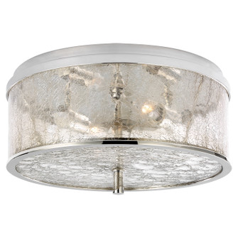 Liaison Two Light Flush Mount in Polished Nickel (268|KW4202PNCRG)