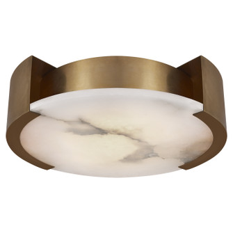 Melange LED Flush Mount in Antique-Burnished Brass (268|KW4013AB)