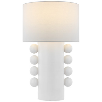 Tiglia LED Table Lamp in Plaster White (268|KW3687PWL)