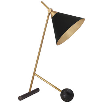 Cleo One Light Table Lamp in Bronze with Antique-Burnished Brass (268|KW3410BZABBLK)