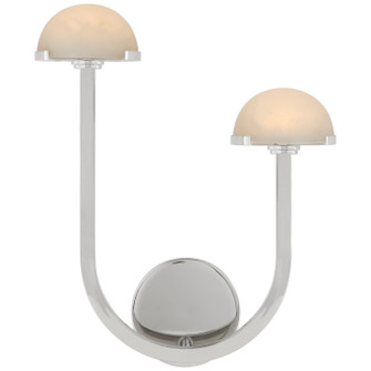 Pedra LED Wall Sconce in Polished Nickel (268|KW2623PNALB)
