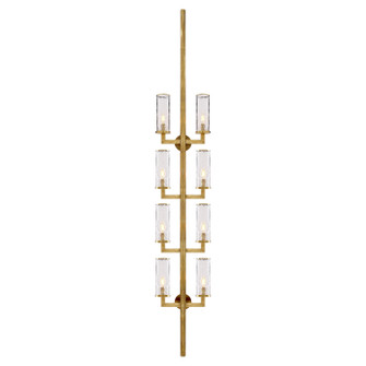 Liaison Eight Light Wall Sconce in Antique-Burnished Brass (268|KW2204ABCRG)