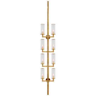 Liaison Eight Light Wall Sconce in Antique-Burnished Brass (268|KW2204ABCG)