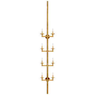 Liaison Eight Light Wall Sconce in Antique-Burnished Brass (268|KW2204AB)