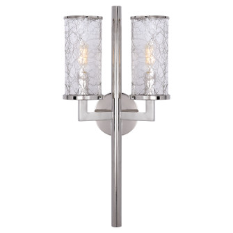 Liaison Two Light Wall Sconce in Polished Nickel (268|KW2201PNCRG)