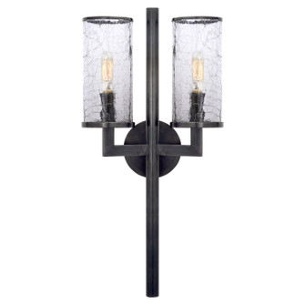Liaison Two Light Wall Sconce in Bronze (268|KW2201BZCRG) Liaison Two Light Wall Sconce in Bronze (268|KW2201BZCRG)