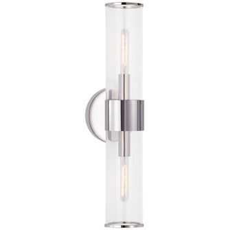 Liaison Two Light Wall Sconce in Polished Nickel (268|KW2118PNCG)