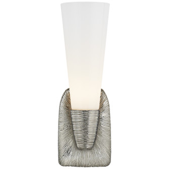 Utopia One Light Bath Sconce in Polished Nickel (268|KW2043PNWG)