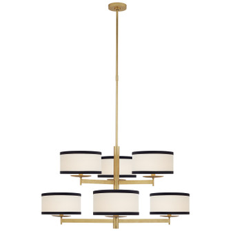 Walker Six Light Chandelier in Gild (268|KS5070GLBL)