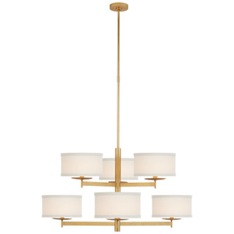 Walker Six Light Chandelier in Gild (268|KS5070GL)