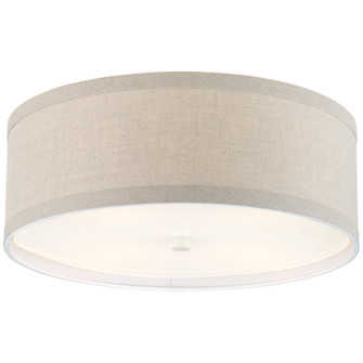 Walker Four Light Flush Mount in Light Cream (268|KS4071LCNL)