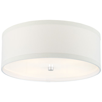 Walker Four Light Flush Mount in Burnished Silver Leaf (268|KS4071BSLL)