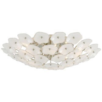 Leighton LED Flush Mount in Polished Nickel (268|KS4066PNCRE) Leighton LED Flush Mount in Polished Nickel (268|KS4066PNCRE)