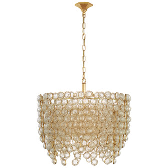 Milazzo Eight Light Chandelier in Gild and Crystal (268|JN5234GCG)