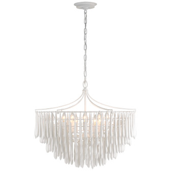 Vacarro LED Chandelier in Plaster White (268|JN5130PW)