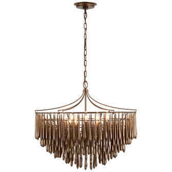 Vacarro LED Chandelier in Antique Bronze Leaf (268|JN5130ABL)