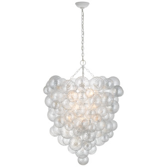 Talia LED Chandelier in Plaster White (268|JN5114PWCG)