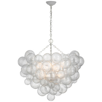 Talia LED Chandelier in Plaster White (268|JN5113PWCG)