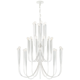 Acadia 30 Light Chandelier in Plaster White (268|JN5072PW)