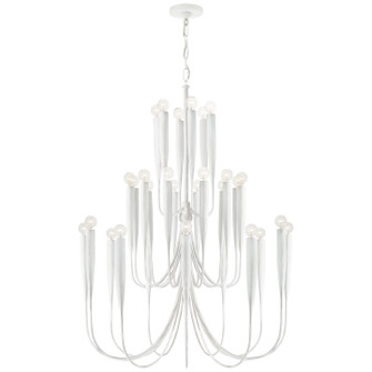 Acadia 30 Light Chandelier in Plaster White (268|JN5072PW)