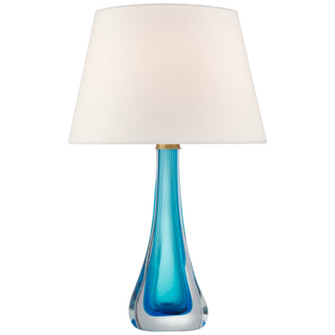 Christa One Light Table Lamp in Cerulean Blue Glass (268|JN3711CEBL)
