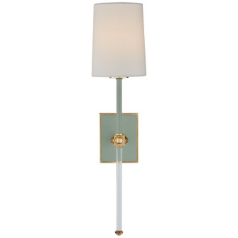 Lucia One Light Wall Sconce in Celadon and Crystal (268|JN2051CELCGL)