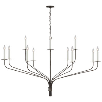 Belfair LED Chandelier in Aged Iron (268|IKF5753AI)