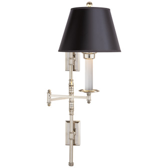 Dorchester Swing Arm One Light Swing Arm Wall Lamp in Polished Nickel (268|CHD5102PNB)