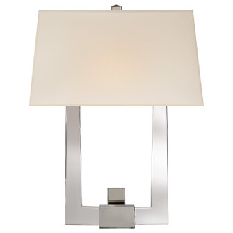 Edwin Two Light Wall Sconce in Crystal with Polished Nickel (268|CHD2957CGPNS)