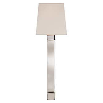 Edgar One Light Wall Sconce in Crystal with Polished Nickel (268|CHD2713PNCGS)