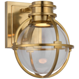Gracie LED Wall Sconce in Antique-Burnished Brass (268|CHD2480ABCG) Gracie LED Wall Sconce in Antique-Burnished Brass (268|CHD2480ABCG)