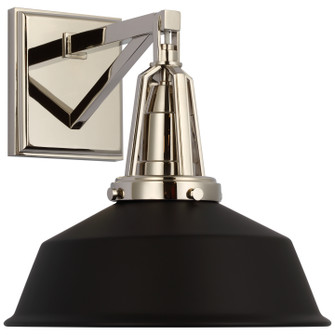 Layton LED Wall Sconce in Polished Nickel (268|CHD2455PNBLK)