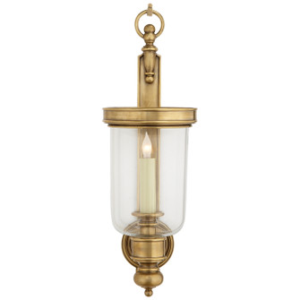 Georgian One Light Wall Sconce in Antique-Burnished Brass (268|CHD2102AB)