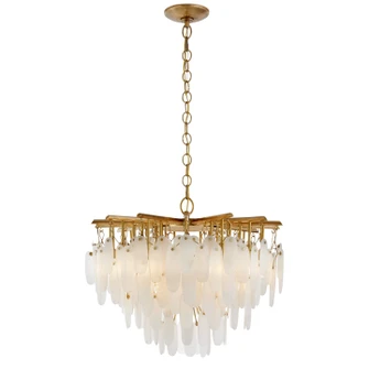 Cora LED Chandelier in Antique-Burnished Brass (268|CHC5910ABALB)