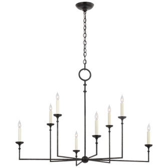 Rowen LED Chandelier in Aged Iron (268|CHC5703AI)