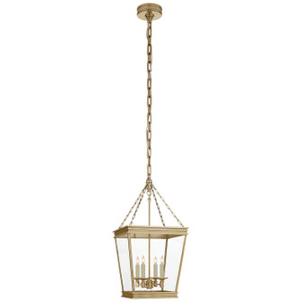 Launceton Four Light Lantern in Antique-Burnished Brass (268|CHC5610ABCG)