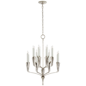 Aiden 16 Light Chandelier in Polished Nickel (268|CHC5501PN)