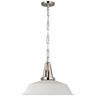 Layton LED Pendant in Polished Nickel (268|CHC5462PNWHT)