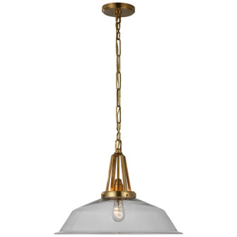 Layton LED Pendant in Antique-Burnished Brass (268|CHC5462ABCG)