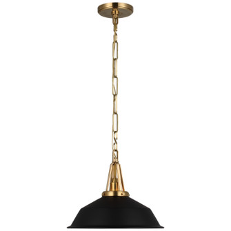 Layton LED Pendant in Antique-Burnished Brass (268|CHC5461ABBLK)