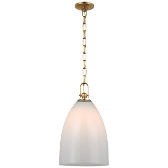 Andros LED Pendant in Antique-Burnished Brass (268|CHC5426ABWG)