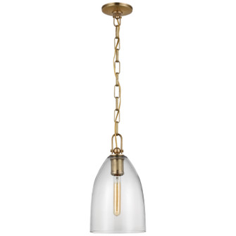 Andros LED Pendant in Antique-Burnished Brass (268|CHC5425ABCG)