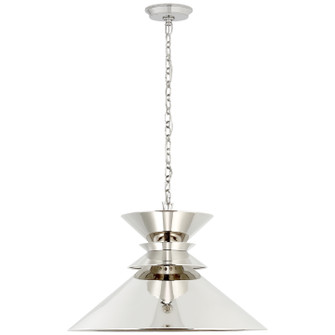 Alborg One Light Pendant in Polished Nickel (268|CHC5245PNPN)