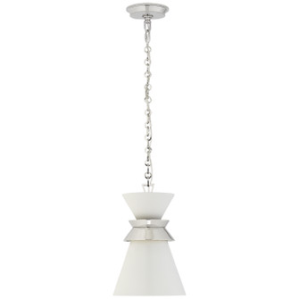 Alborg One Light Pendant in Polished Nickel (268|CHC5240PNWHT)