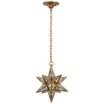 Moravian Star LED Lantern in Gilded Iron (268|CHC5210GIAM)
