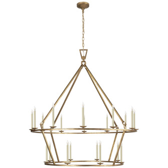 Darlana Ring 20 Light Chandelier in Gilded Iron (268|CHC5199GI)