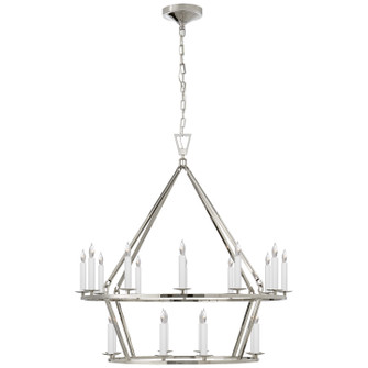 Darlana Ring 20 Light Chandelier in Polished Nickel (268|CHC5178PN)